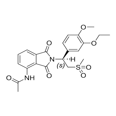 (+)-N-［2-［1(S)-(3-etoksi-4-metoksifenil)-2-(metilsülfonil)etil］-1,3-diokso-2,3-dihidro-1H-isoindol-4 -il］asetamid